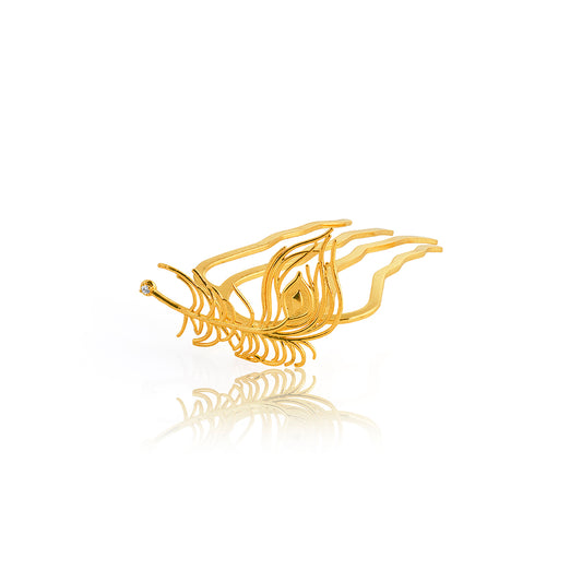 Divine Feather (French HairPin)