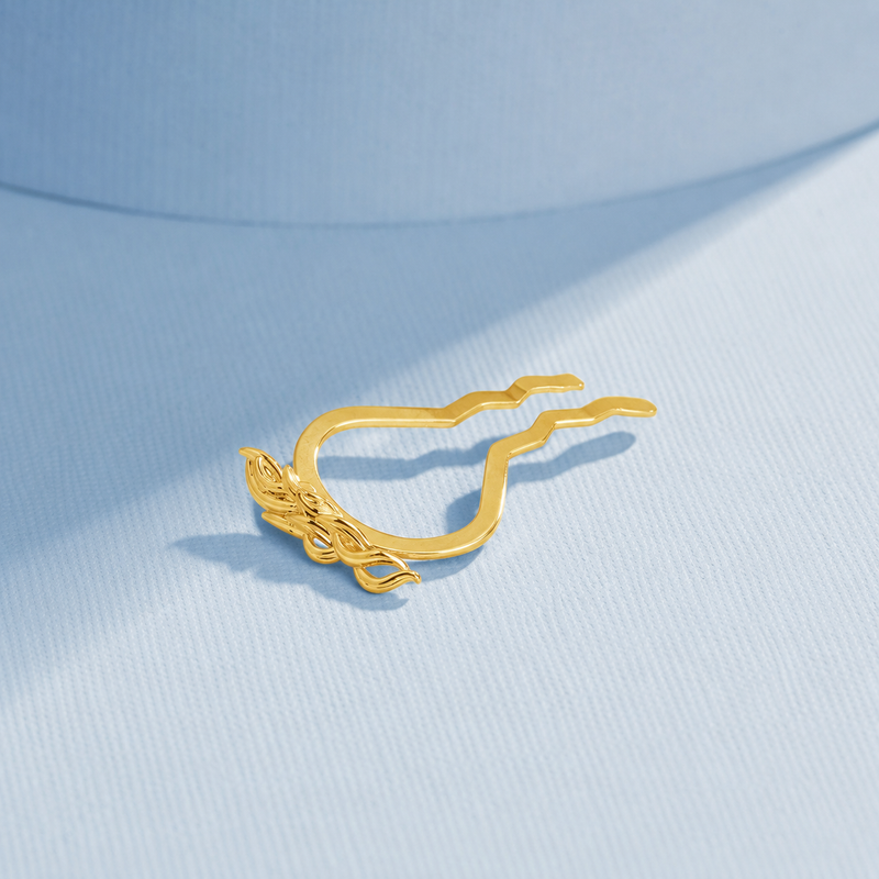 Flaming Grace (French HairPin)