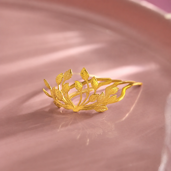 Amber Leaves (French HairPin)
