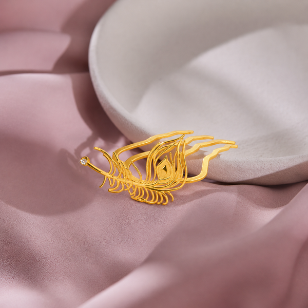 Divine Feather (French HairPin)