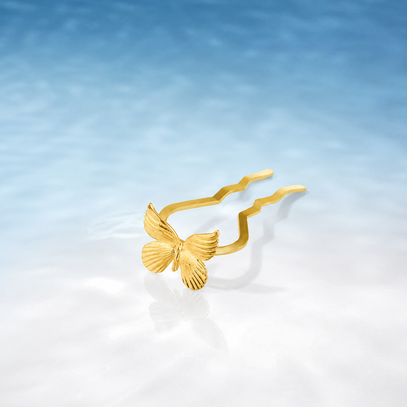Butterfly Kiss (French HairPin)