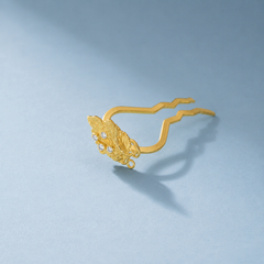 Grape Leaf (French HairPin)