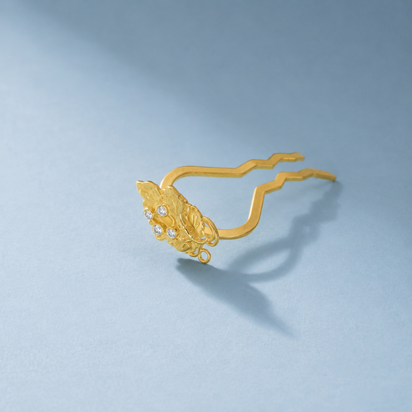 Grape Leaf (French HairPin)