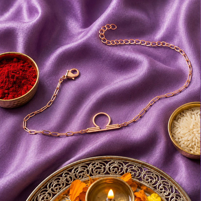 Libra Rakhi Bracelet