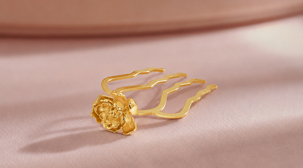 Rosette Glow (French HairPin)