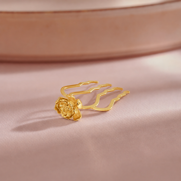 Rosette Glow (French HairPin)