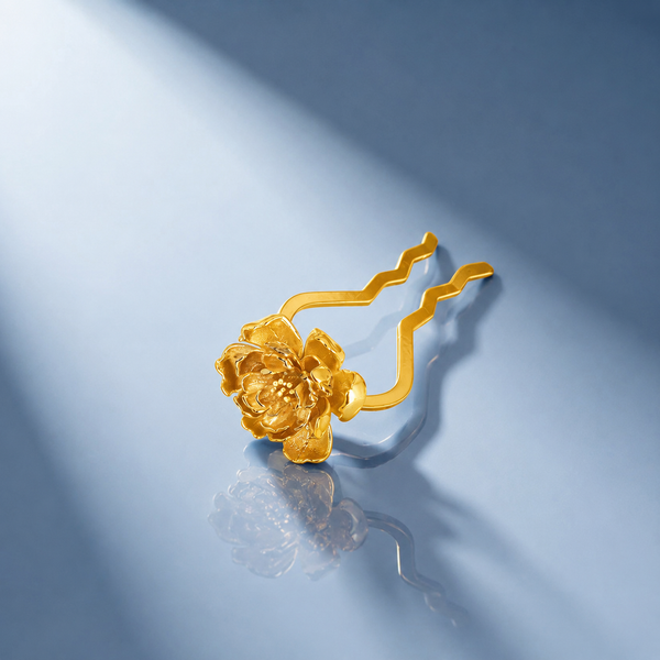 Rossette Glow (French HairPin)