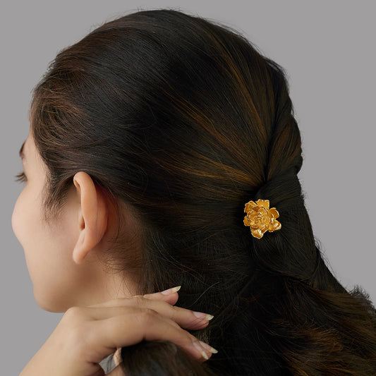 Rossette Glow (French HairPin)