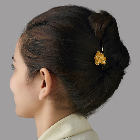 Rosette Glow (French HairPin)