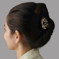 Amber Leaves (French HairPin)