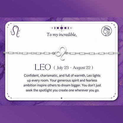 Leo Zodiac Bracelet
