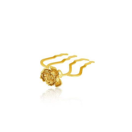 Rosette Glow (French HairPin)