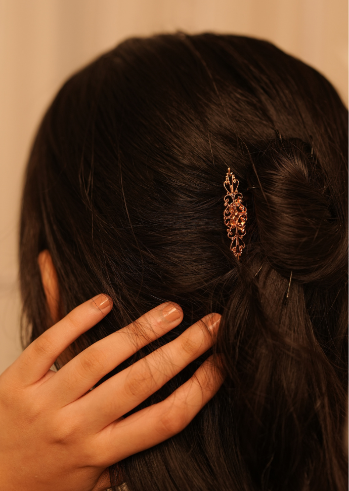 Half Bun hairstyle
