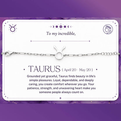 Taurus Zodiac Bracelet