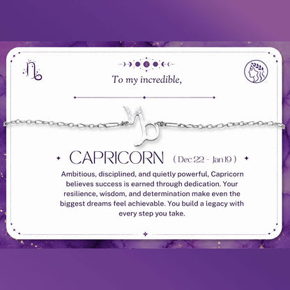 Capricorn Zodiac Bracelet