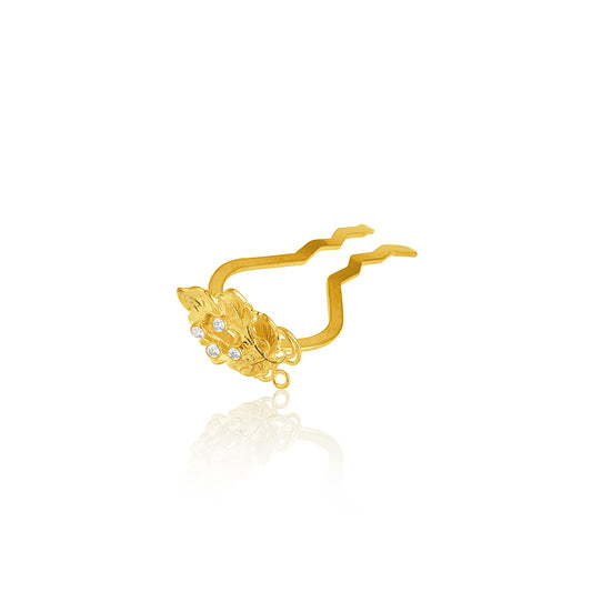 Grape Leaf (French HairPin)