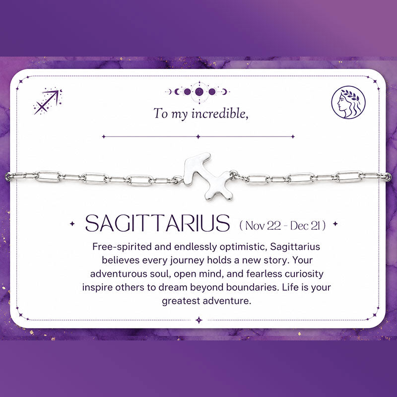 Sagittarius Zodiac Bracelet