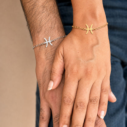 Pisces Zodiac Bracelet