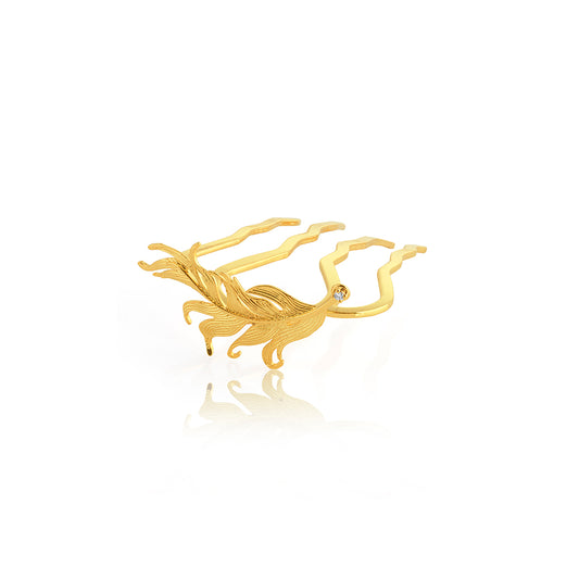 Dove Drift (French HairPin)