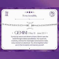 Gemini Rakhi Bracelet
