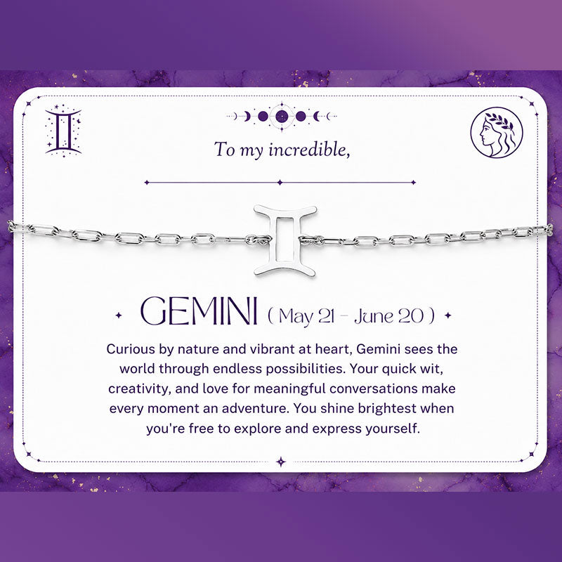 Gemini Zodiac Bracelet