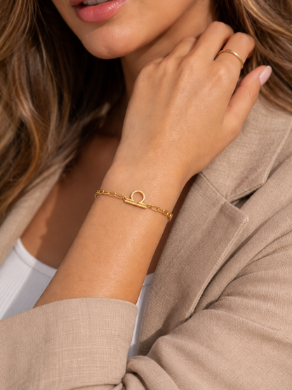 Libra Zodiac Bracelet