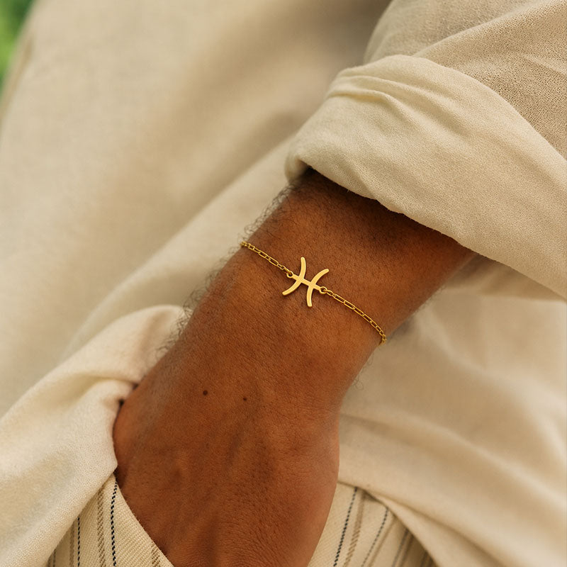 Pisces Zodiac Bracelet