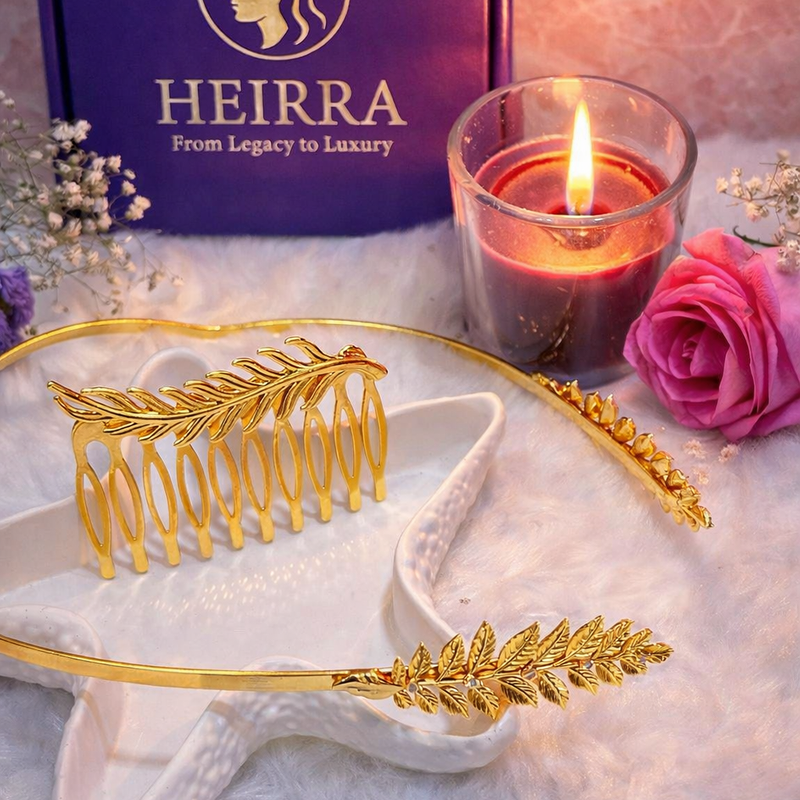 Aureva Lusture & Fern Leaf Gift Box