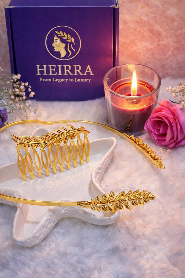 Aureva Lusture & Fern Leaf Gift Box