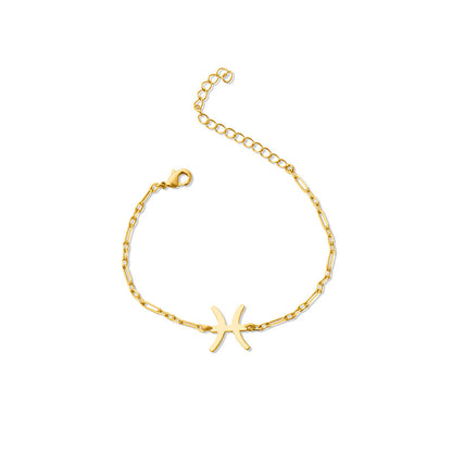 Pisces Zodiac Bracelet