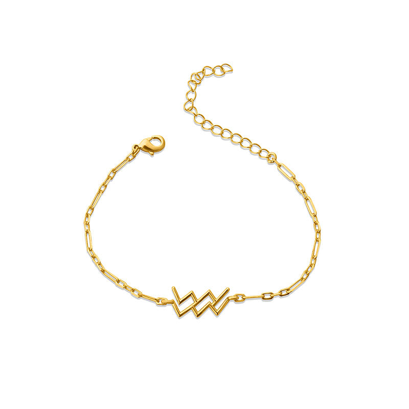 Aquarius Zodiac Bracelet