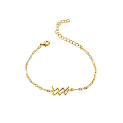 Aquarius Zodiac Bracelet