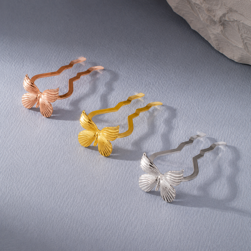 Butterfly Kiss (French HairPin)