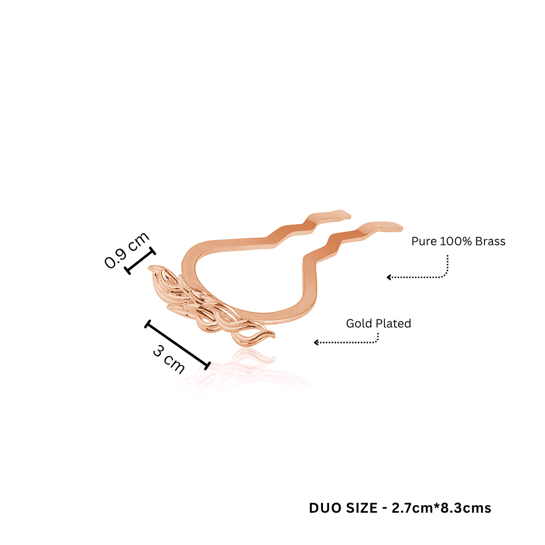 Flaming Grace (French HairPin)