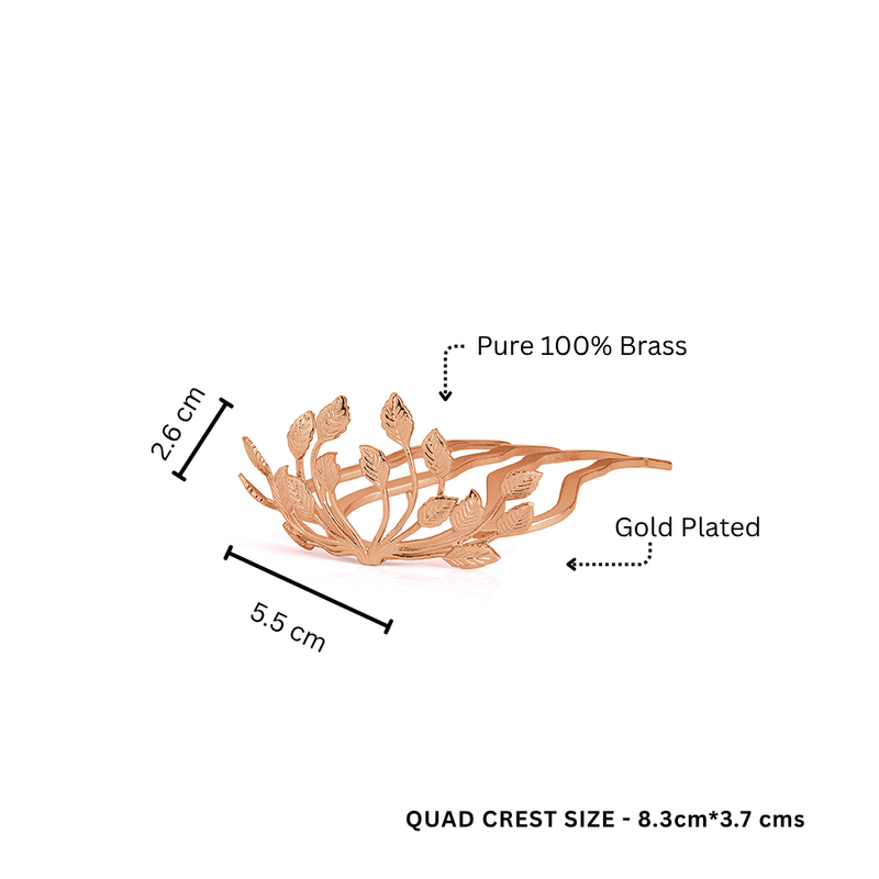 Amber Leaves (French HairPin)