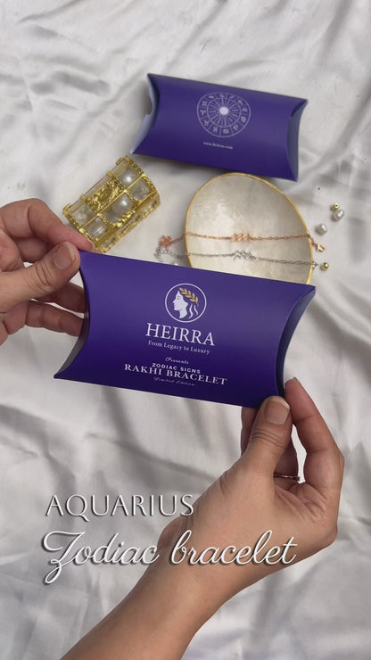 Aquarius Zodiac Bracelet